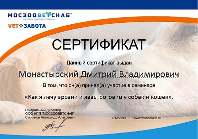 Как я лечу эрозии и язвы роговиц у собак и кошек.